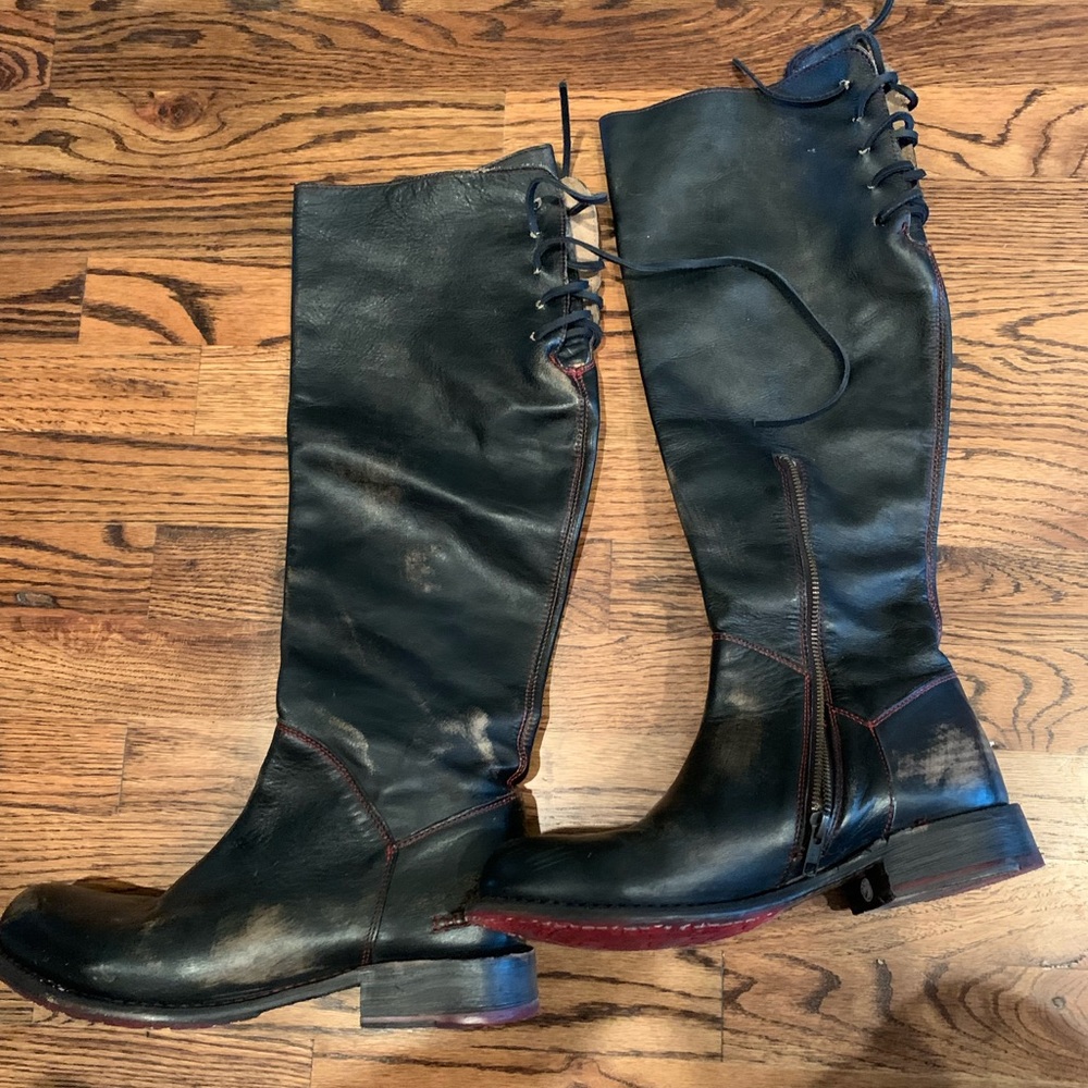 BED | STU Cobbler series black boots